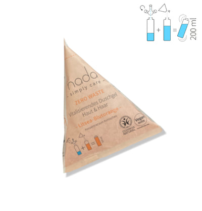 Vitalisierendes Duschgel & Shampoo Pulver Haut & Haar